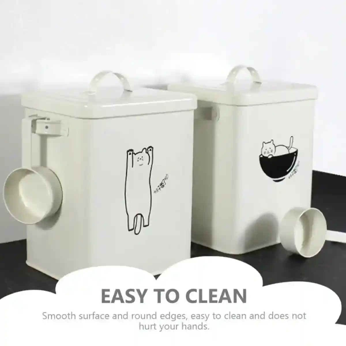 Pet Food Storage Container with Measuring Scoop 6L