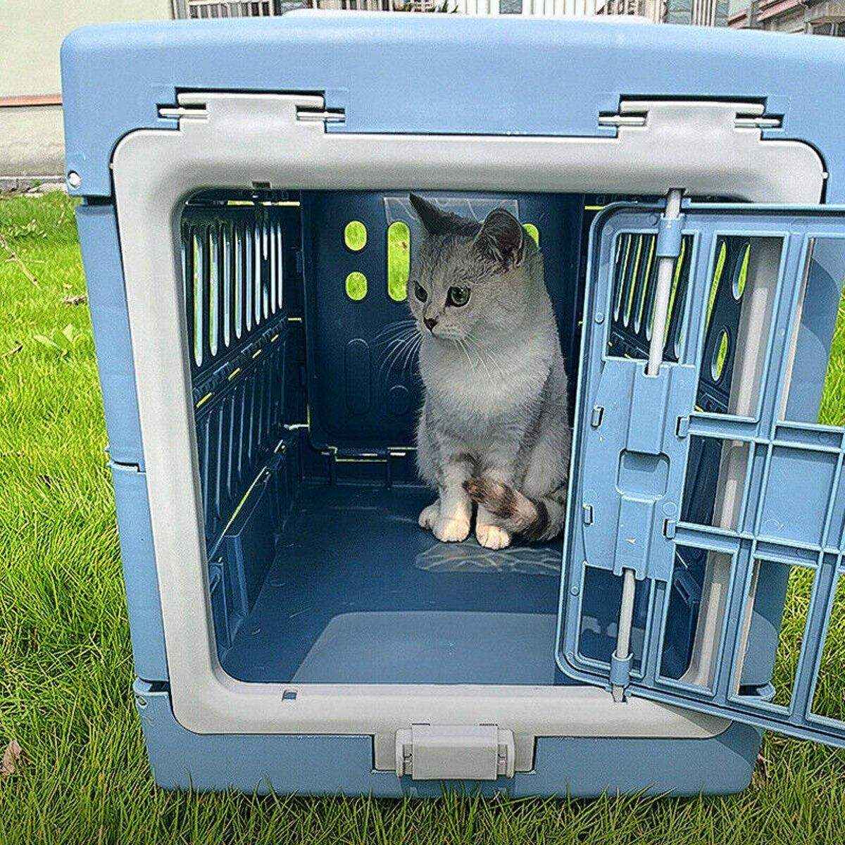 Pet Air Box Folding Portable Dog Cat Crate