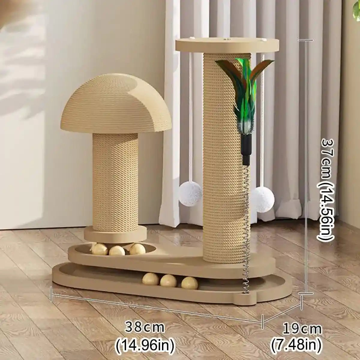 Sisal Mushroom Cat Scratching Post