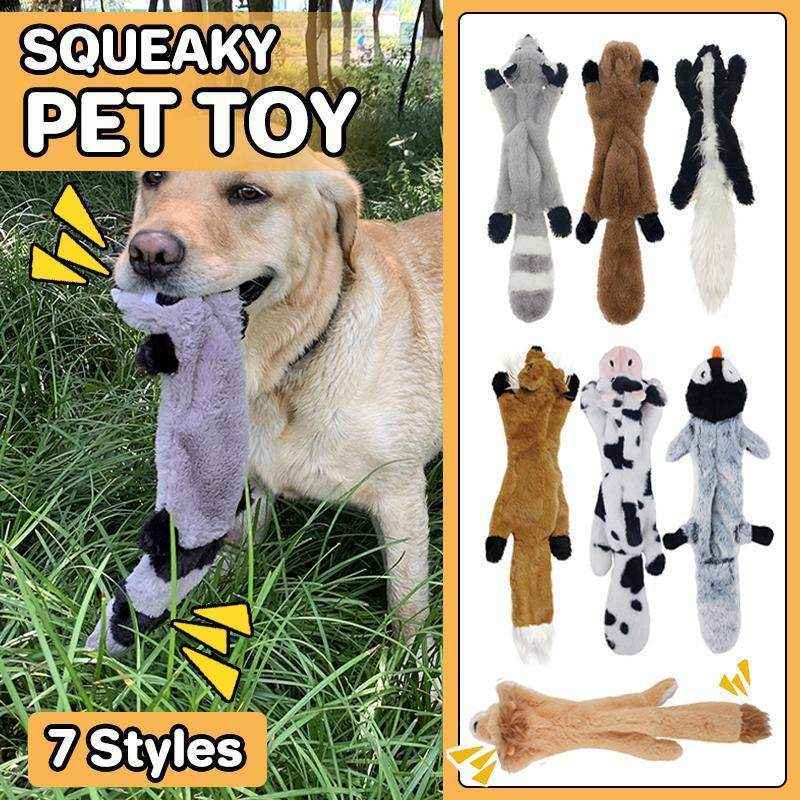Plush Dog Squeaky Toys for Medium Breeds with Interactive Features