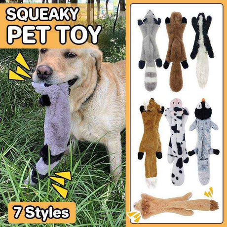 Plush Dog Squeaky Toys for Medium Breeds with Interactive Features