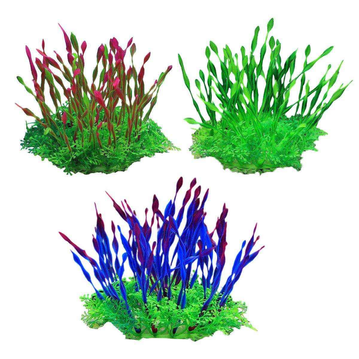 Artificial Aquarium Grass Vibrant Decorative Plants for Fish Tanks