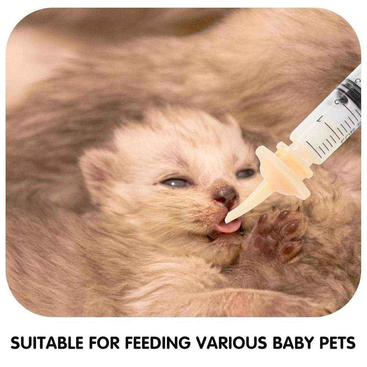 Kitten Puppy Pet Feeding Syringe Feeder Cat Dog Nursing Bottle with Pacifier