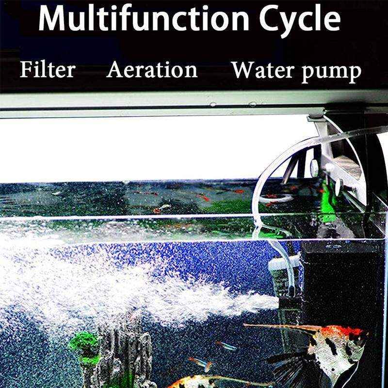 Powerful Internal Fish Tank Filter Submersible Filtration System with Oxygenation