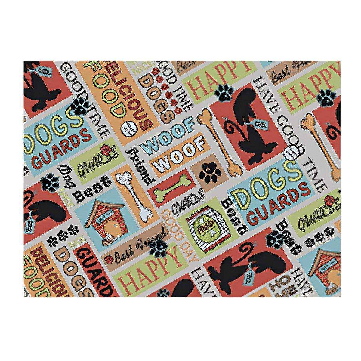 Pet Mat Waterproof Leather Fence Carpet Dog Cat Meal Mat Dog Cage Mat