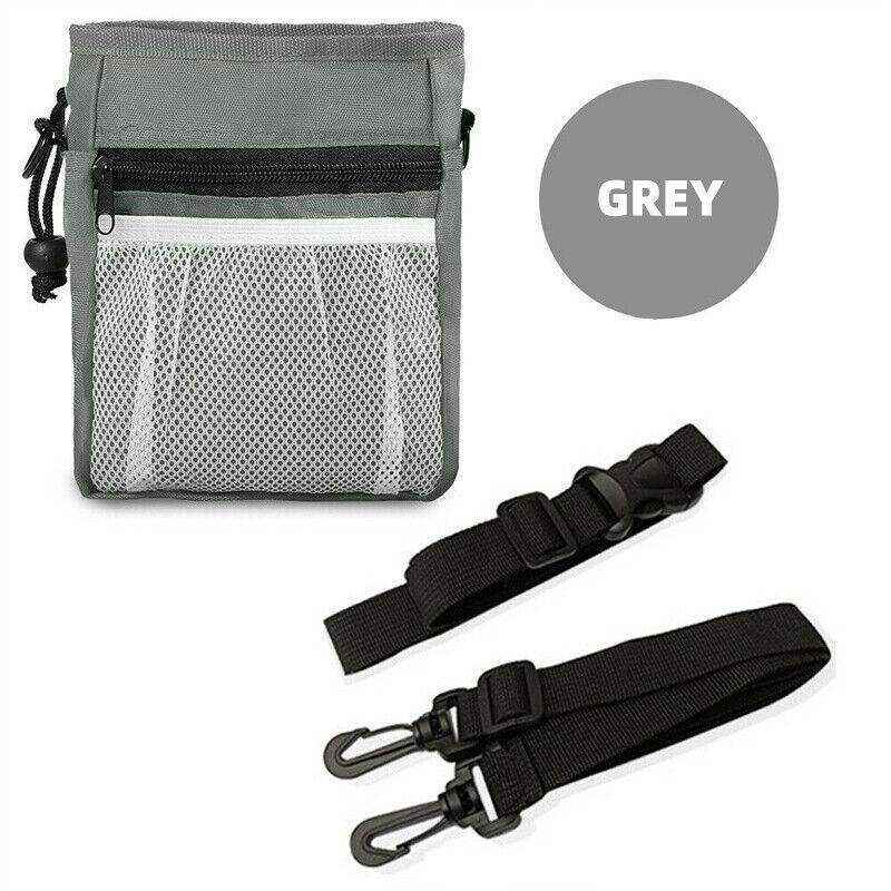 Dog Training Treat Pouch Black/Grey