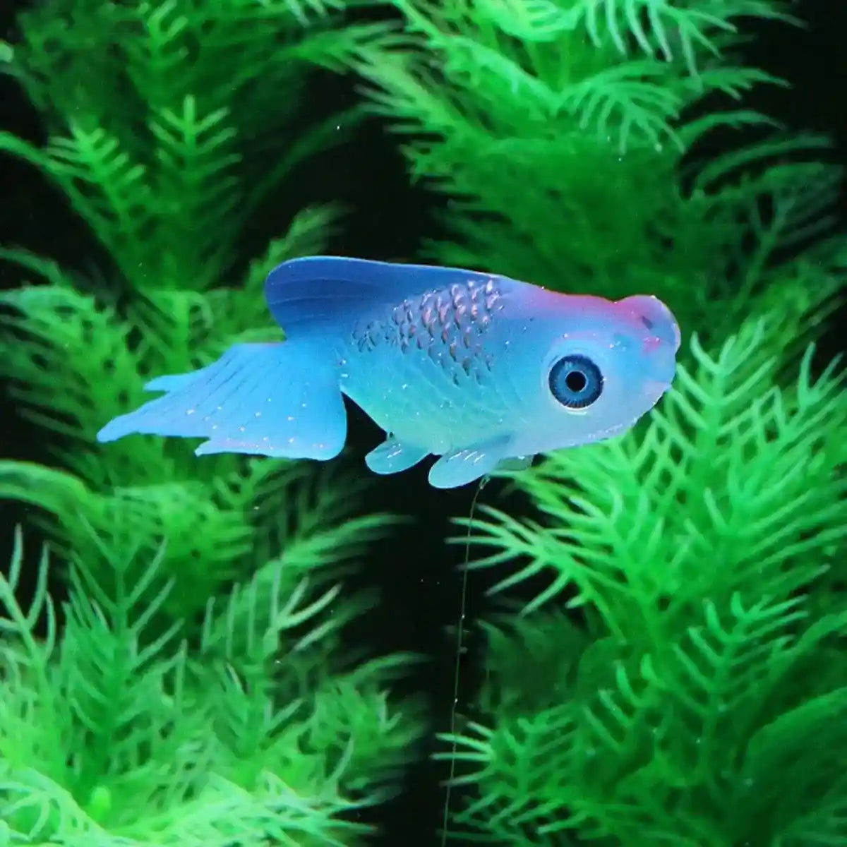 Artificial Aquarium Fish Decorations Silicone Betta Moving Floating Small Fish