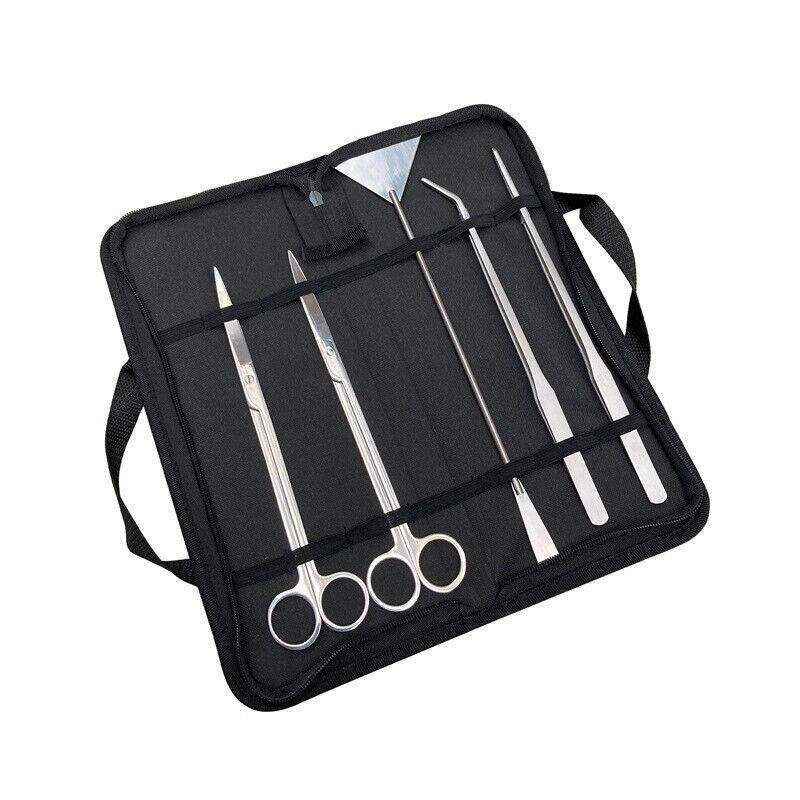 Aquarium Tool Kit Stainless Steel Aquatic Plant Tweezers Scissors Spatula Set