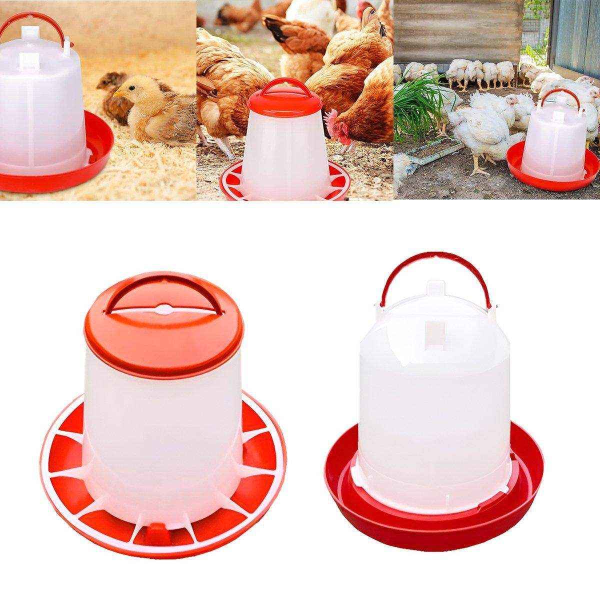 Efficient Poultry Feeding Set with Automatic Chicken Feeder & Drinker