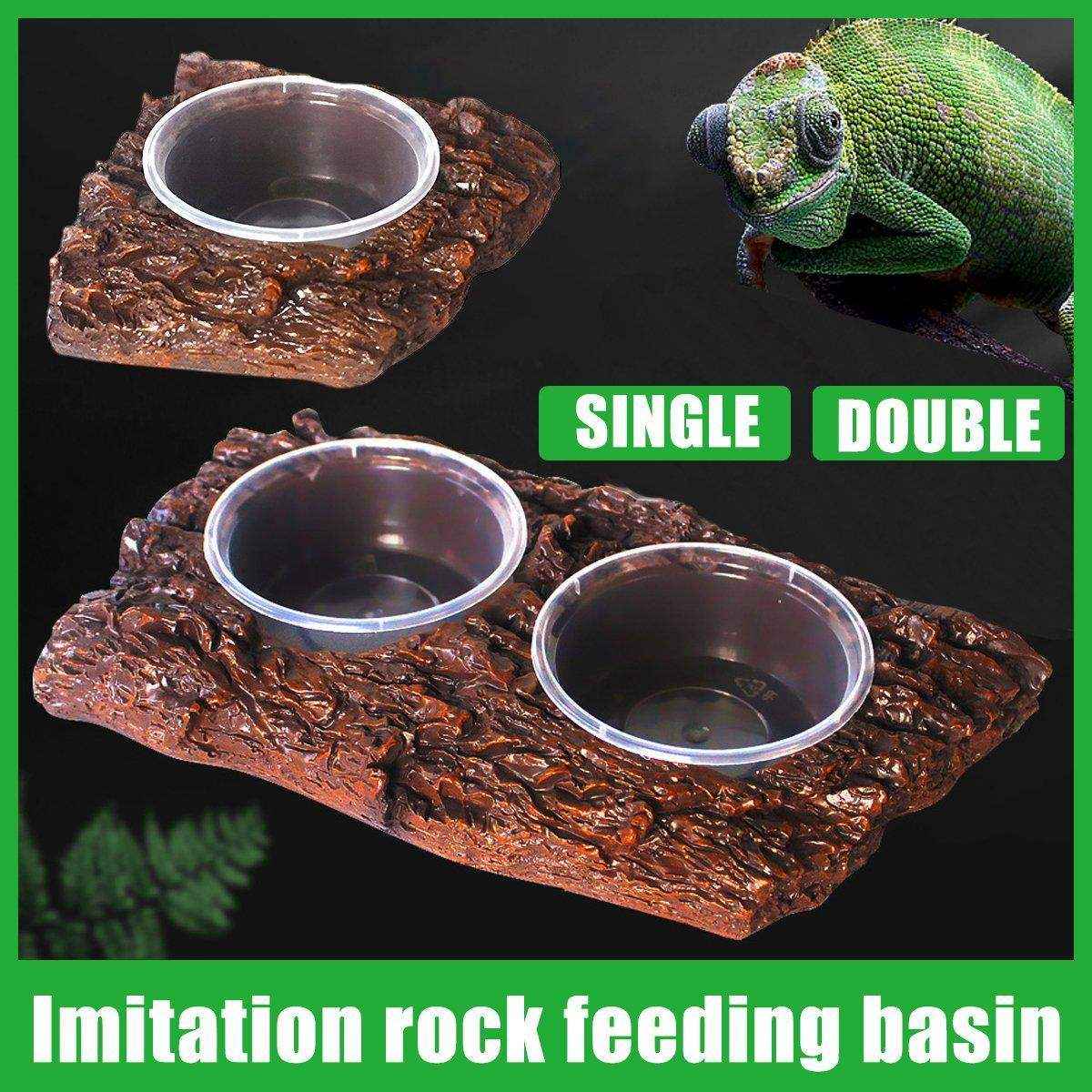 Imitation Rock Aquarium Feeder