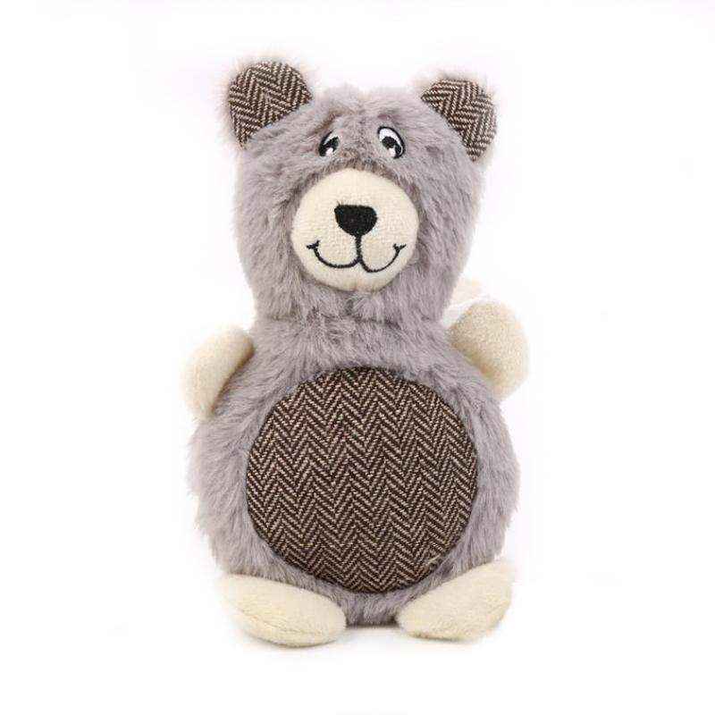 Interactive Plush Animal-Shaped Toy Durable Pet Chew and Play Supplies for Dogs