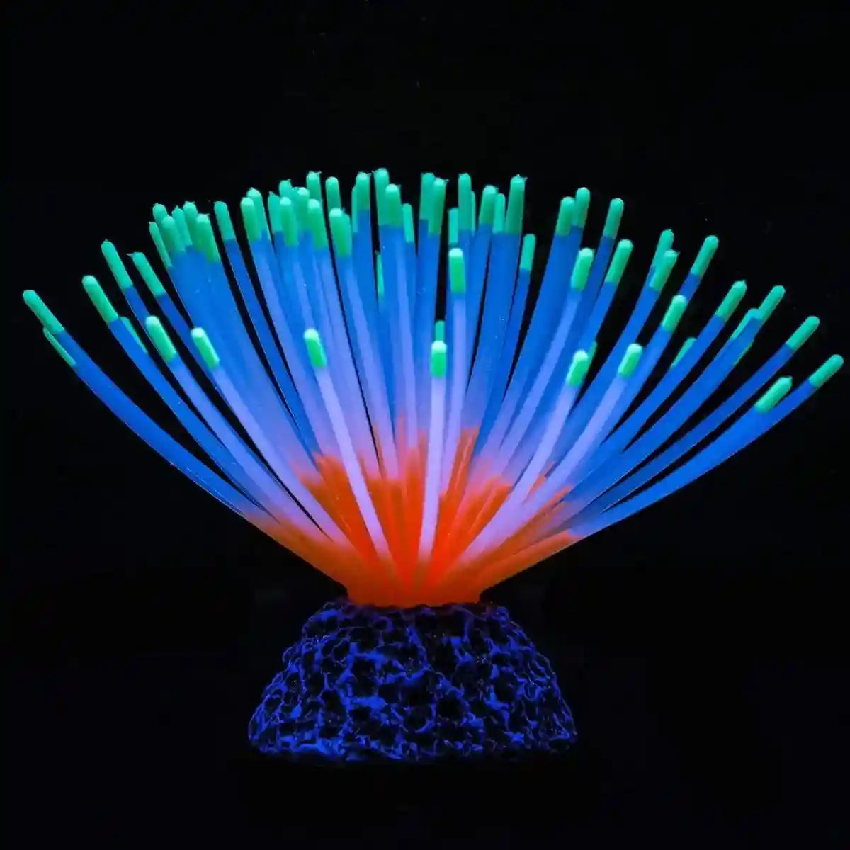Aquarium Fish Tank Decor Simulation Coral Lotus Aquatic Plants Vibrant Ornament