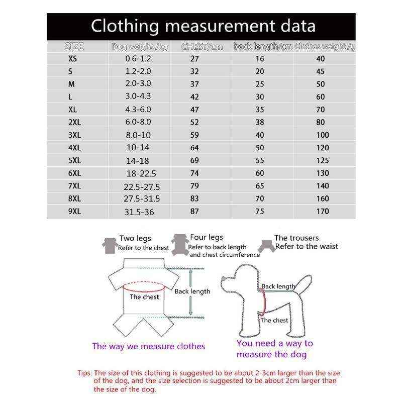 Pet Dog Clothes Hoodie XS-9XL