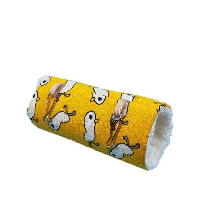 Cozy Canvas Hamster Tubes Tunnel Hammock For Small Pets