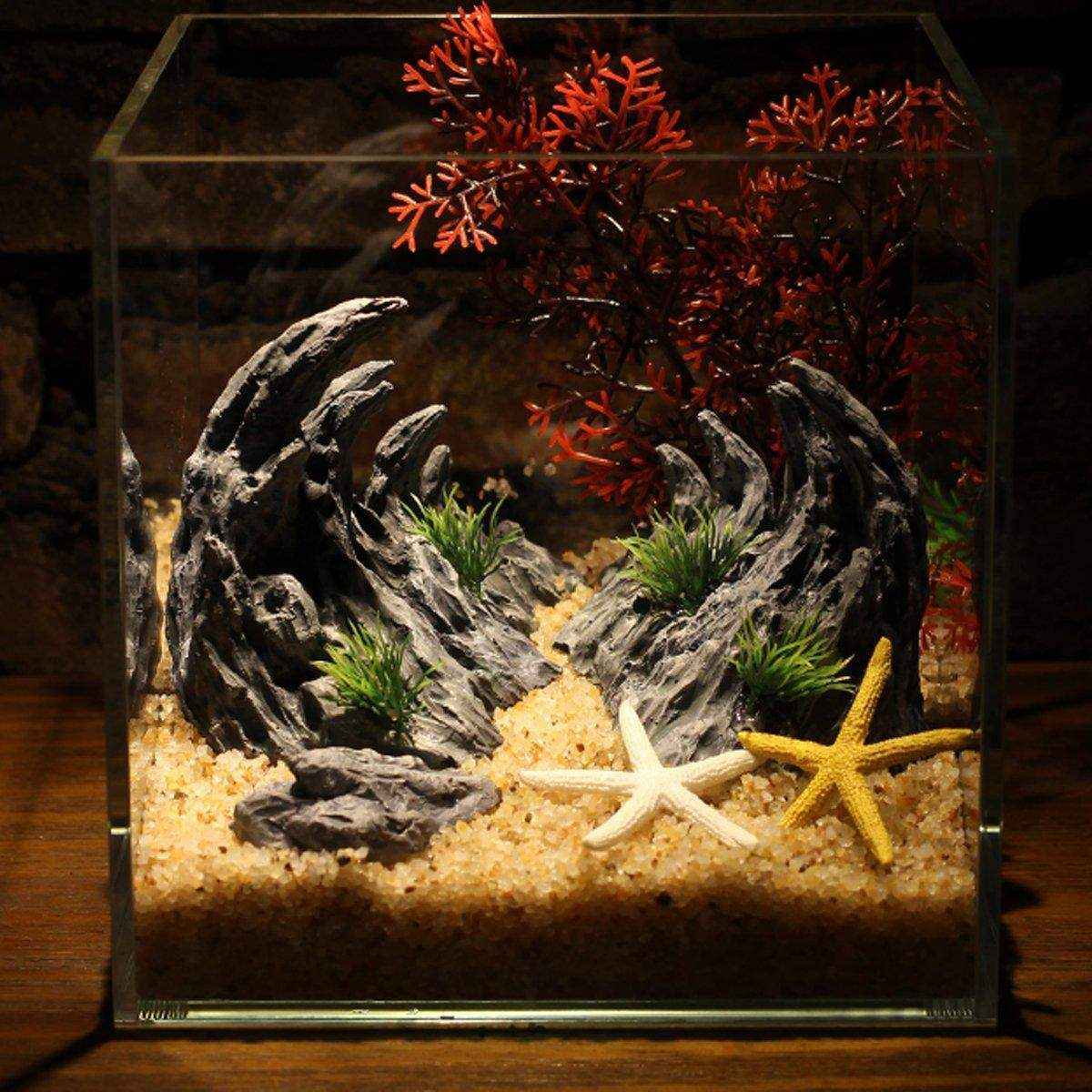 Dragon Stone Aquarium Rocks for Aquascape Resin Decorative Ornament