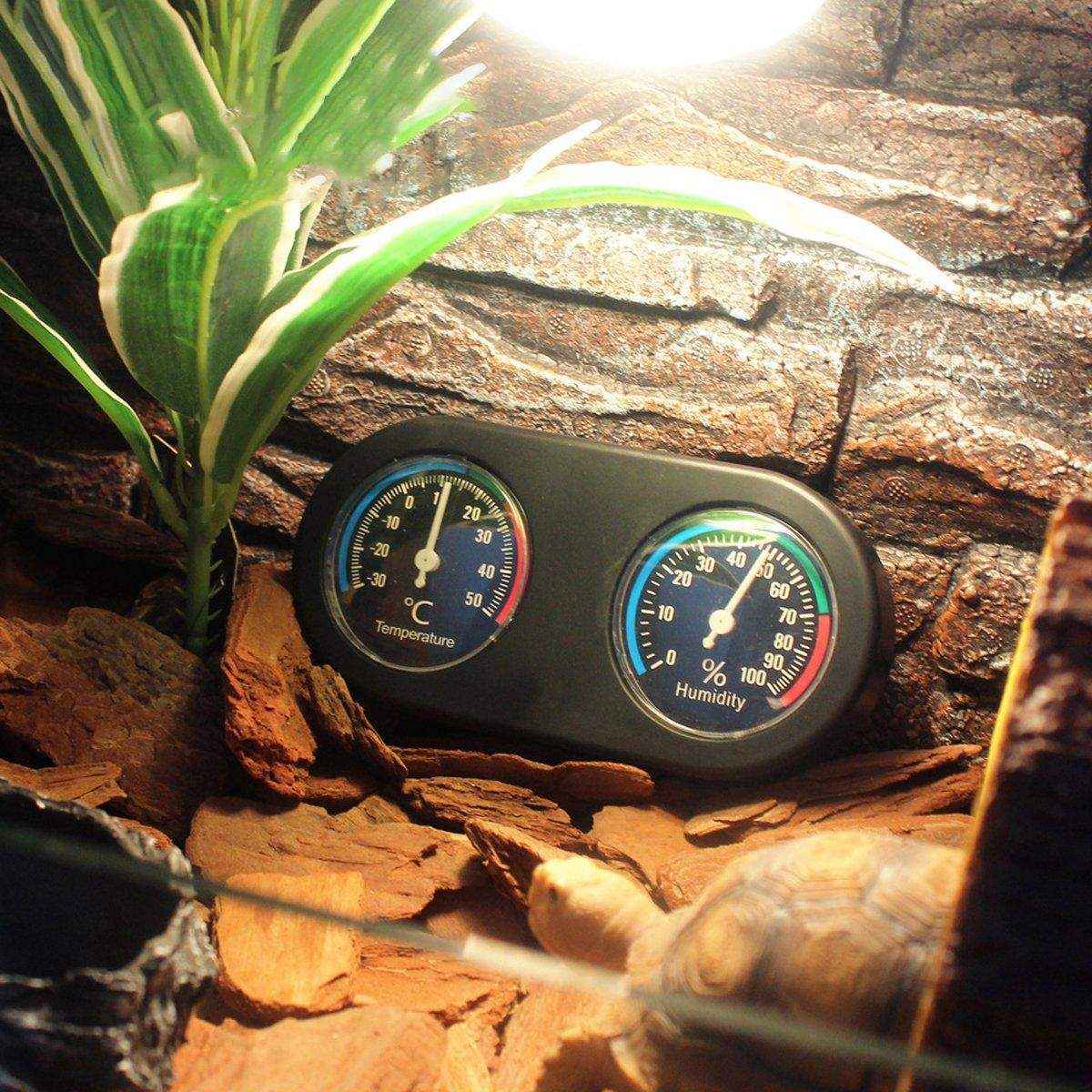 Digital Temperature Humidity Monitor for Reptile Turtle Lizard Spider Tank