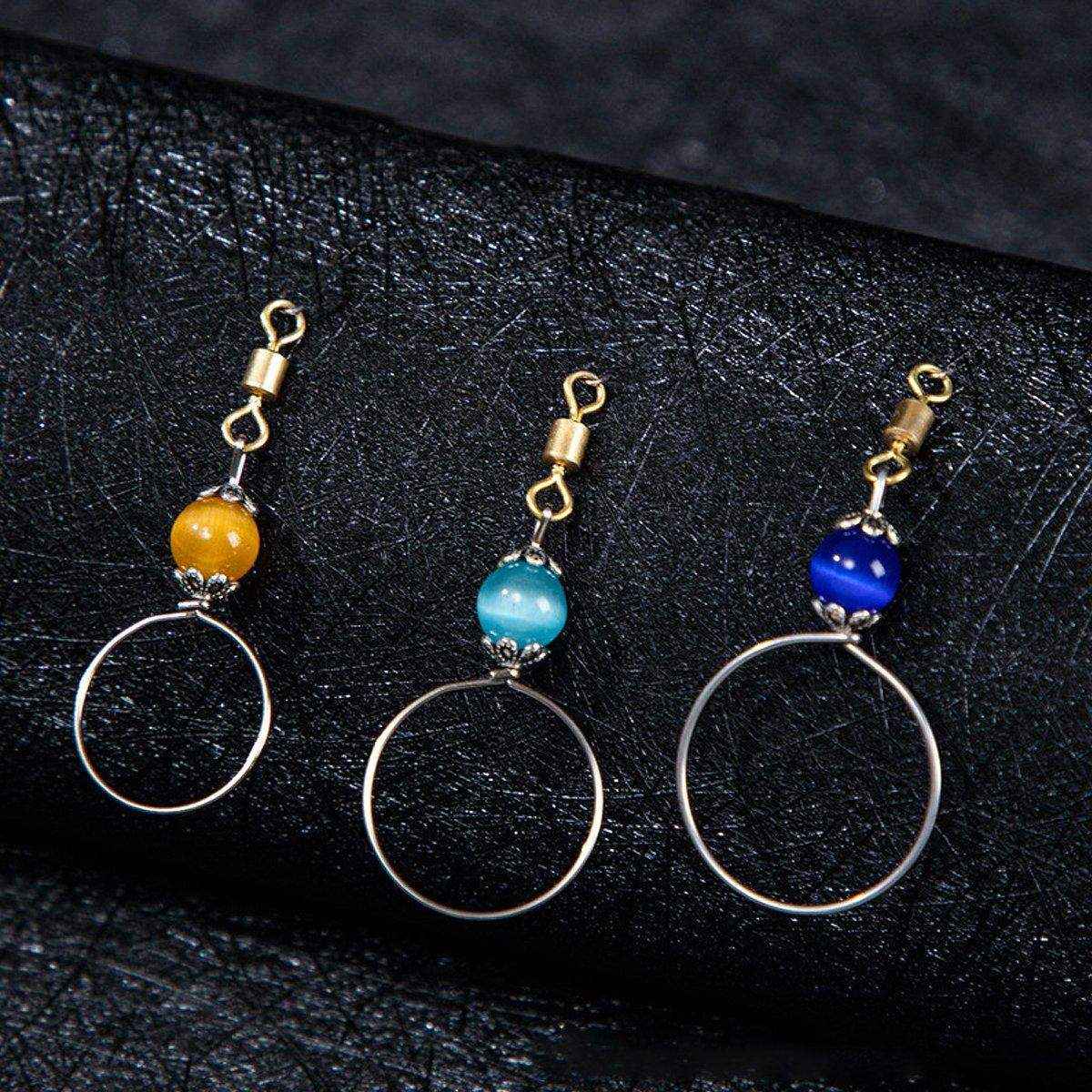 Adjustable Parrot Collar with Opal Necklace and Stainless Steel Chain