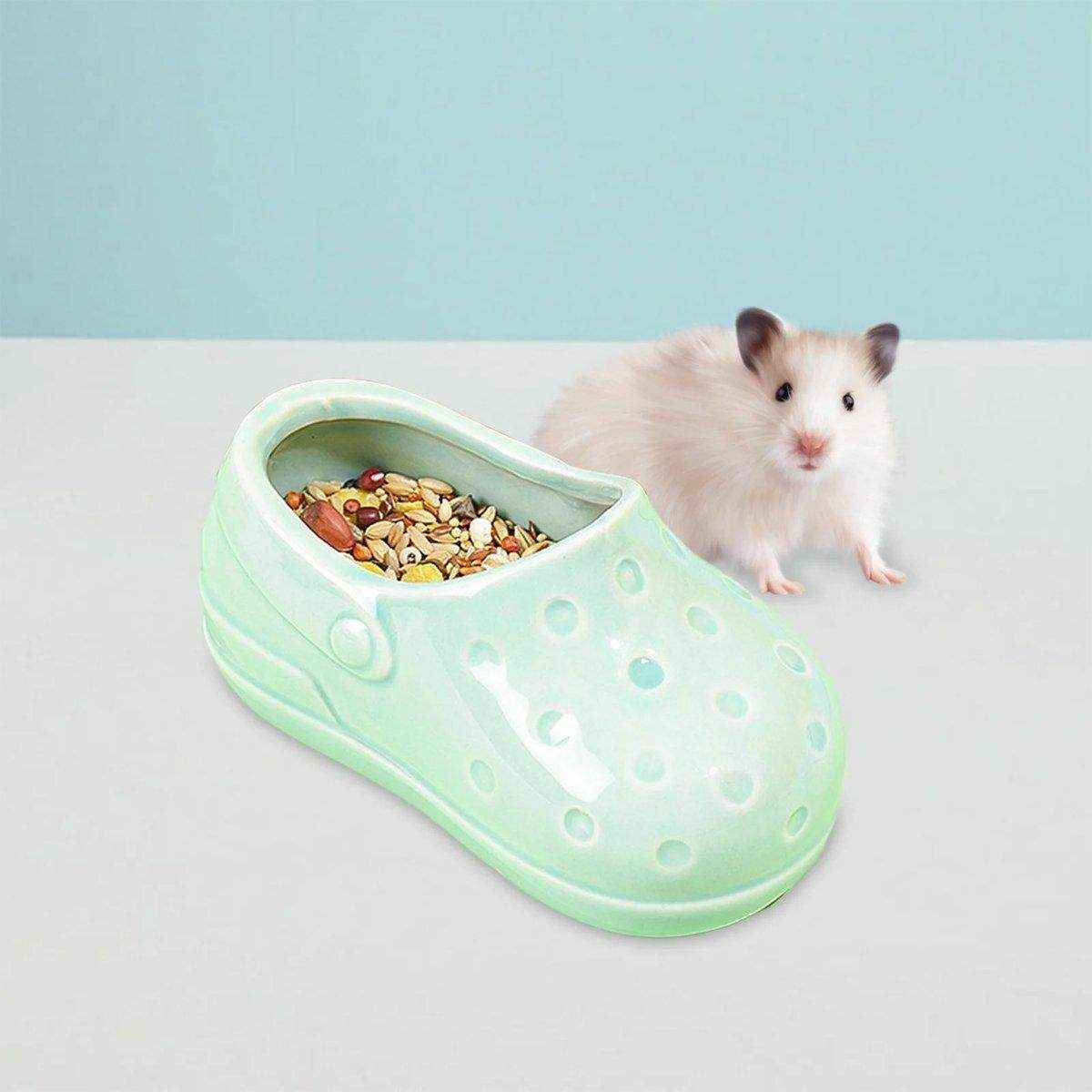 Hamster Food Basin Hedgehog Bowl Anti-tip Feeder