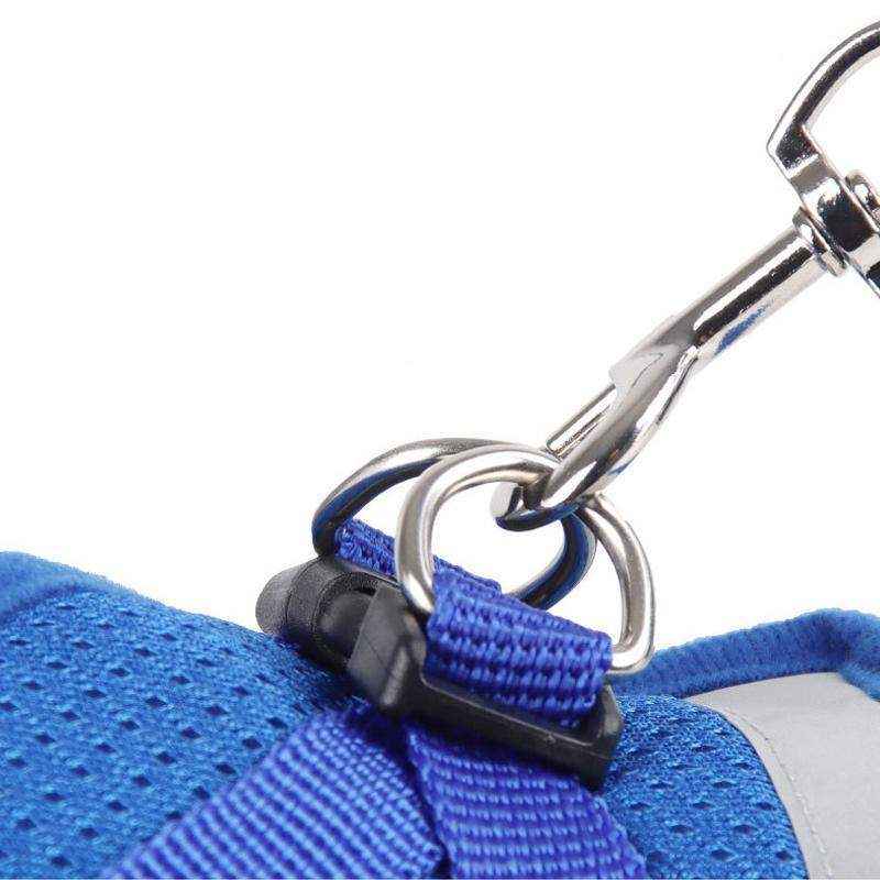 Reflective Dog Cat Pet Harness Leash Puppy Soft Adjustable Vest Mesh Clothes