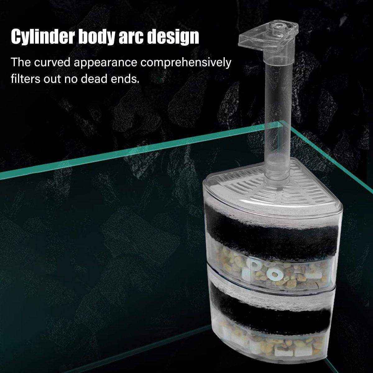 Mini Aquarium Biochemical Filter Compact In-Tank Fish Tank Filter