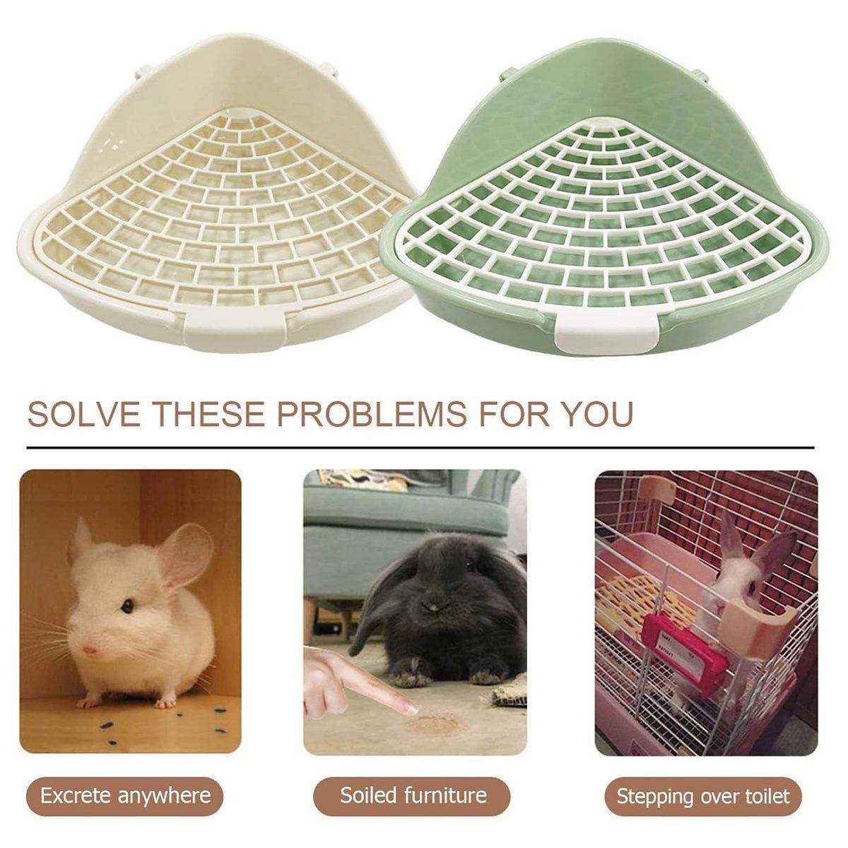 Durable Pet Toilet Potty for Rabbits and Small Animals