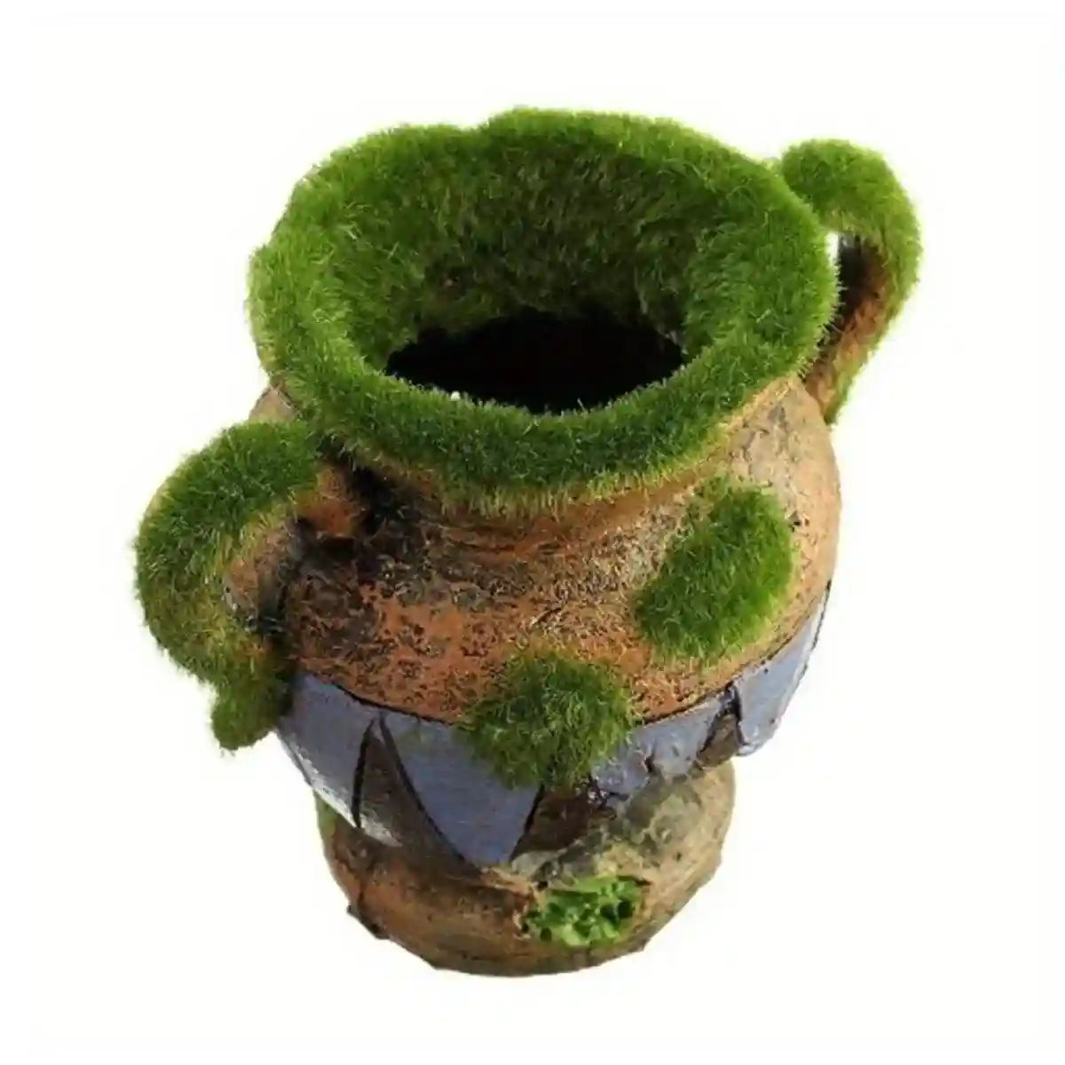 Aquarium Moss Vase Resin Fish & Shrimp Hiding Decoration