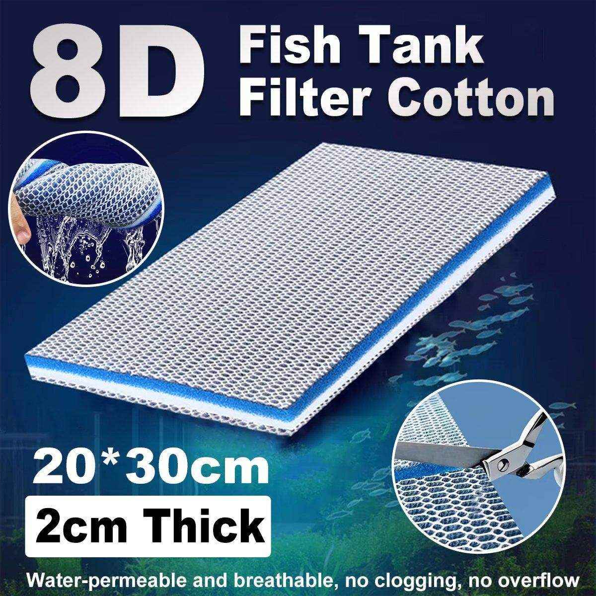 High-Performance Aquarium Filter Cotton 8D Multi-Layer Sponge Filter Pad