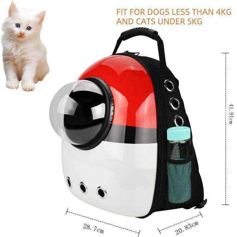 Transparent Pet Bubble Backpack Carrier for Cats and Small Dogs