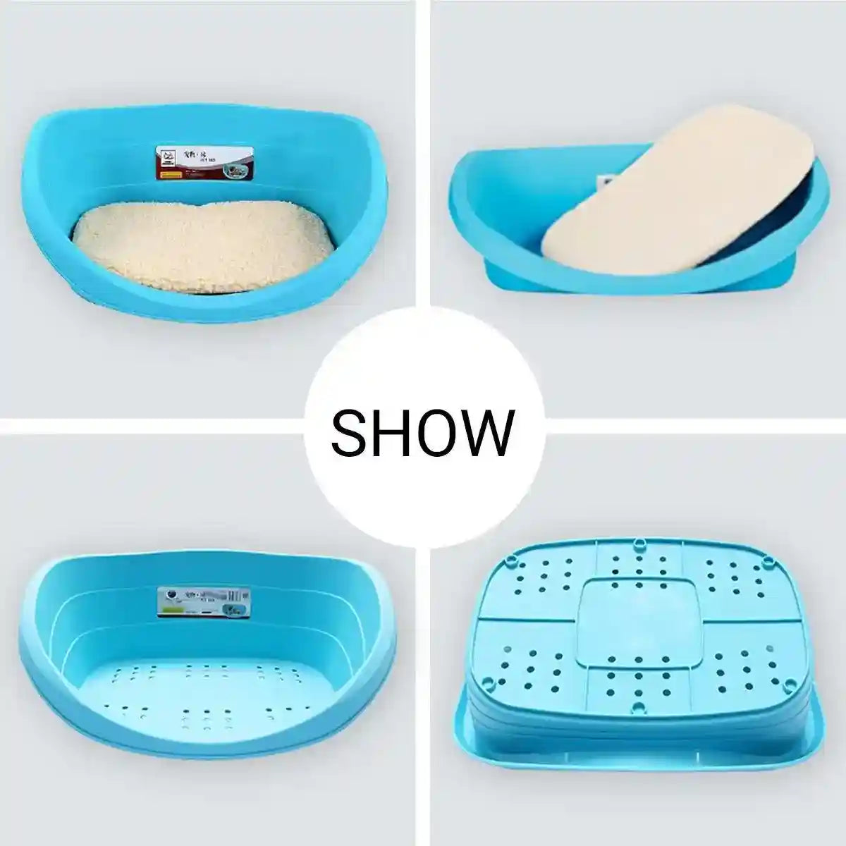 Multi-Purpose Pet Kennel Dog & Cat House with Cotton Pad