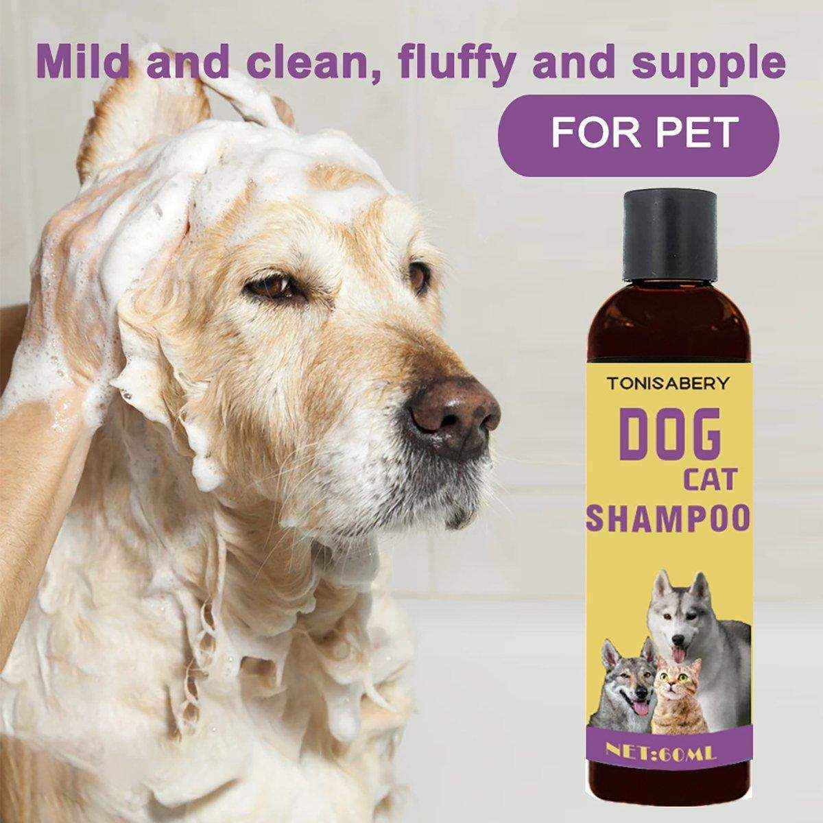 Natural Pet Shampoo for Dogs and Cats Gentle and Deodorizing Formula