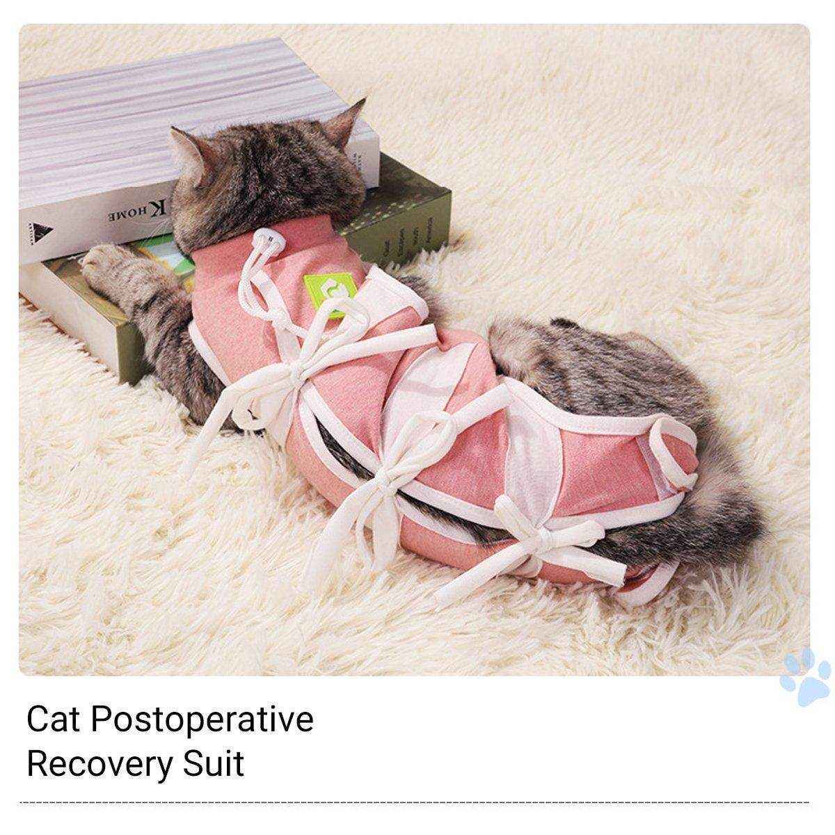 Breathable Anti-Slip Anti-Scratch Pet Neutering Recovery Suit for Cats and Dogs