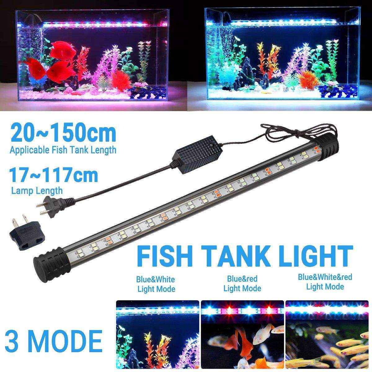 LED Aquarium Light with Adjustable Design and Multiple Color Modes for Fish Tanks