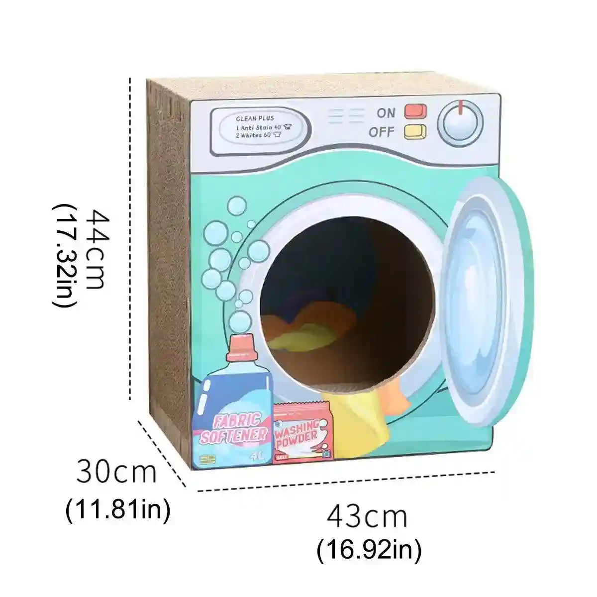 Two-Layer Cat House with Scratch Board Durable & Spacious Design