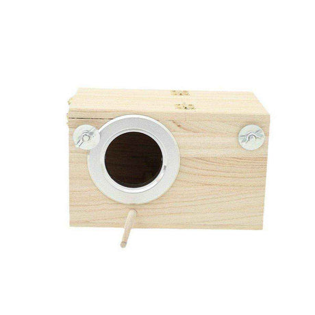Wooden Bird Breeding Nest Box Bird House