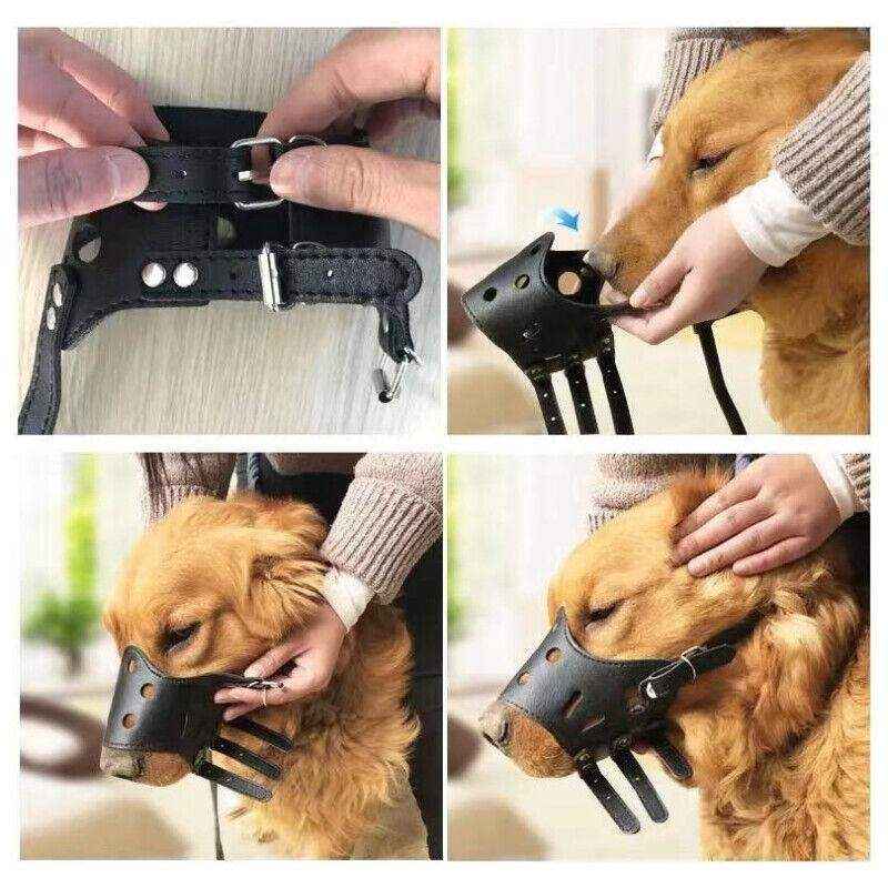 Adjustable Training Tool with Comfortable Fit Dog Muzzle for Barking