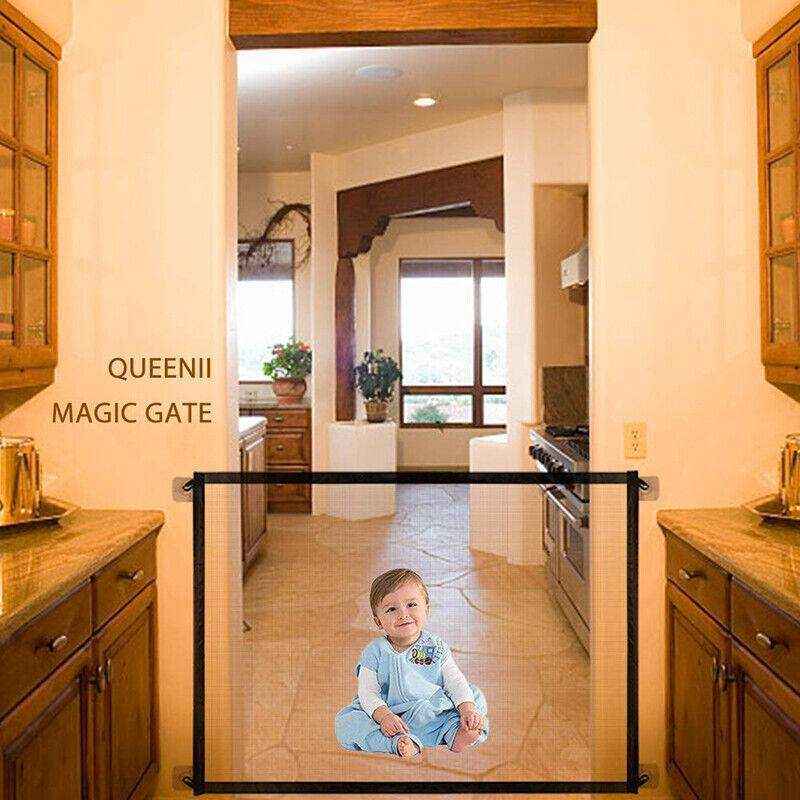 Dog Pet Gate Mesh Safe Fence Barrier Guard Stair Enclosure Baby Puppy Safety Net