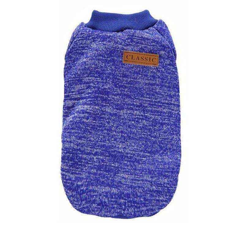 Winter Comfort Dog Jumper with Knitted Design and Colour Options