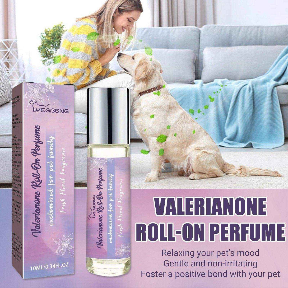 Pet Perfume Walking Beads Relax Pet Emotion Relieve Dog Anxiety Pet Ball Perfume