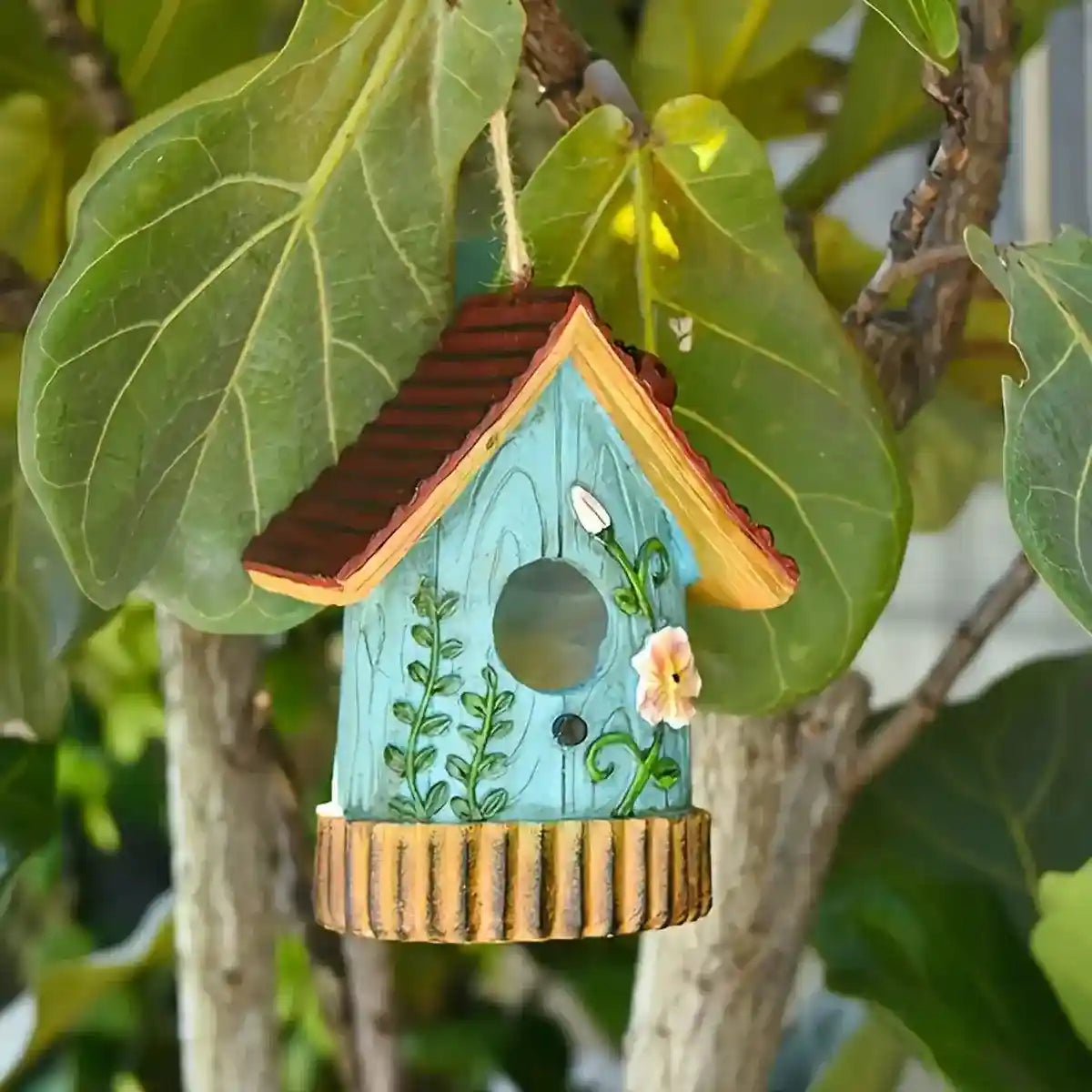 Bird House Resin Crafts Ornaments