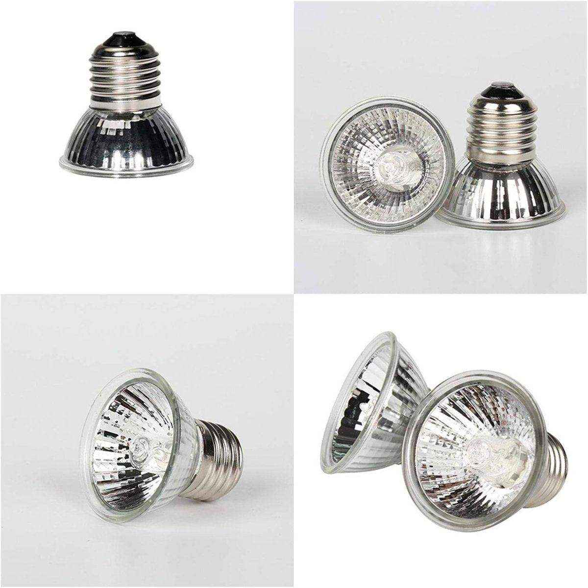 3PCS Reptile Heating Light Bulb UVA+UVB Tortoise Turtle Lizard UV Basking Lamp