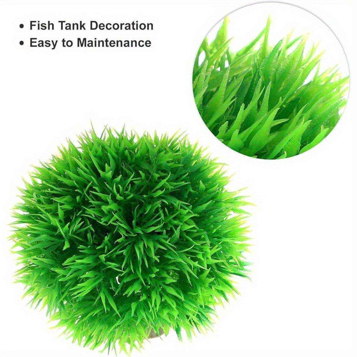 Artificial Aquarium Plants Lifelike Artificial Aquarium Grass Balls
