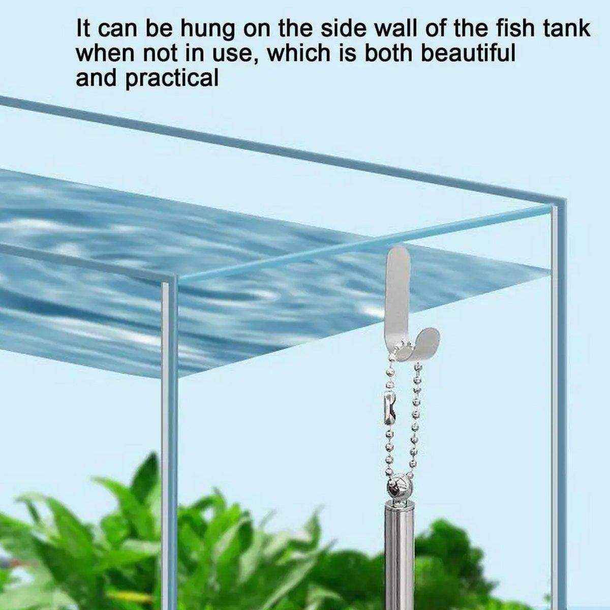 Stainless Steel Retractable Aquarium Fish Net - Telescopic Fish Scoop