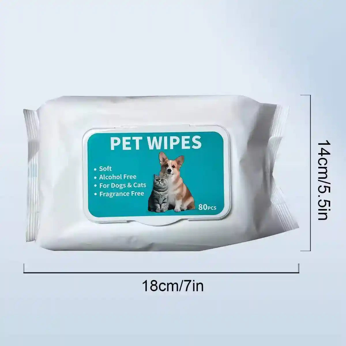 Gentle Ear Care Wipes for Healthy Ears Pet Ear Cleaning Wipes for Dogs and Cats