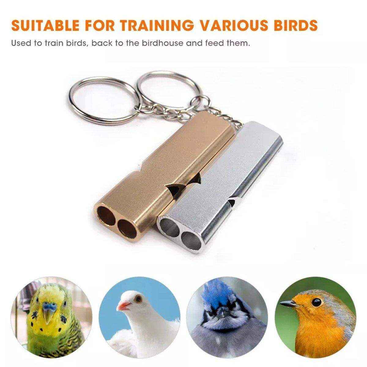 Bird Training Whistle Pet Bird Equipment Tease Lead Whistle for Pet Birds Parrot
