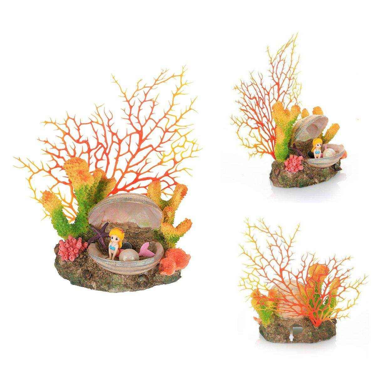 Vibrant Simulation Coral Landscaping Decorations for Aquariums