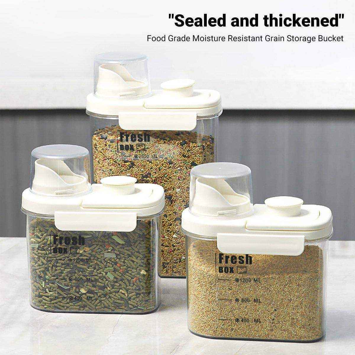 Pet Food Snacks Cat And Dog Food Storage Moisture-proof Parrot Food Storage Box