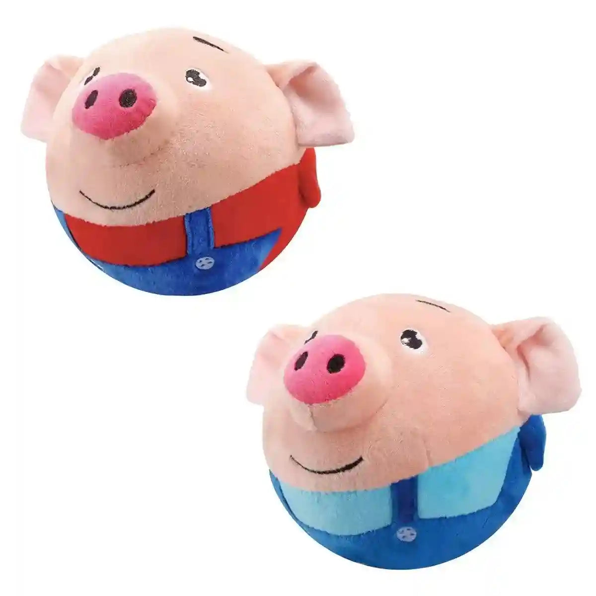 Interactive Jumping Pig Toy for Pets Dogs Cats Fun Animal Bouncing Play Toy