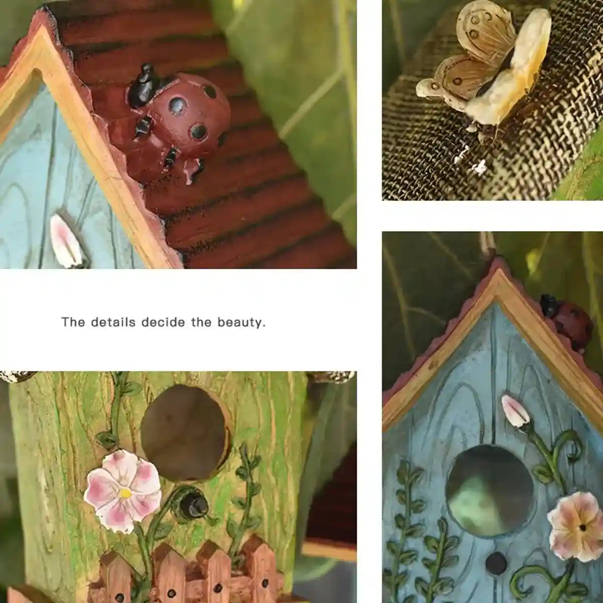 Bird House Resin Crafts Ornaments