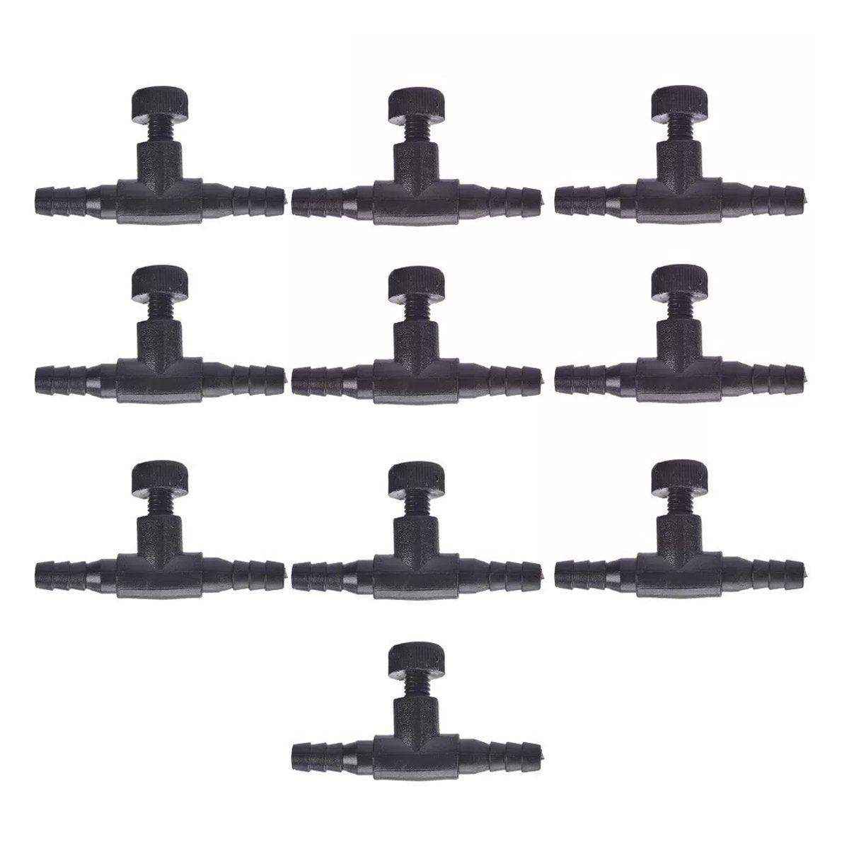 10-30pcs Aquarium Oxygen Pump Regulating Valve Fish Tank Air Control Accessories