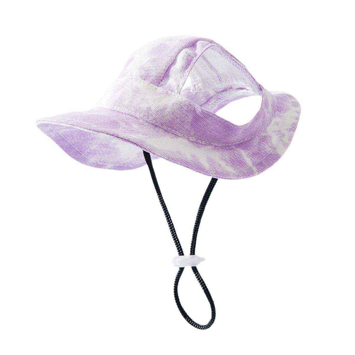 Pet Hat Cute Leaky Ears Anti-shedding Adjustable Fisherman Hat